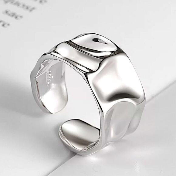 Stampd Jewelry - STERLING SILVER IRREGULAR RING